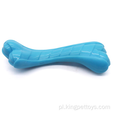 Plastikowy pies żuć zabawka gumowa kość zabawek